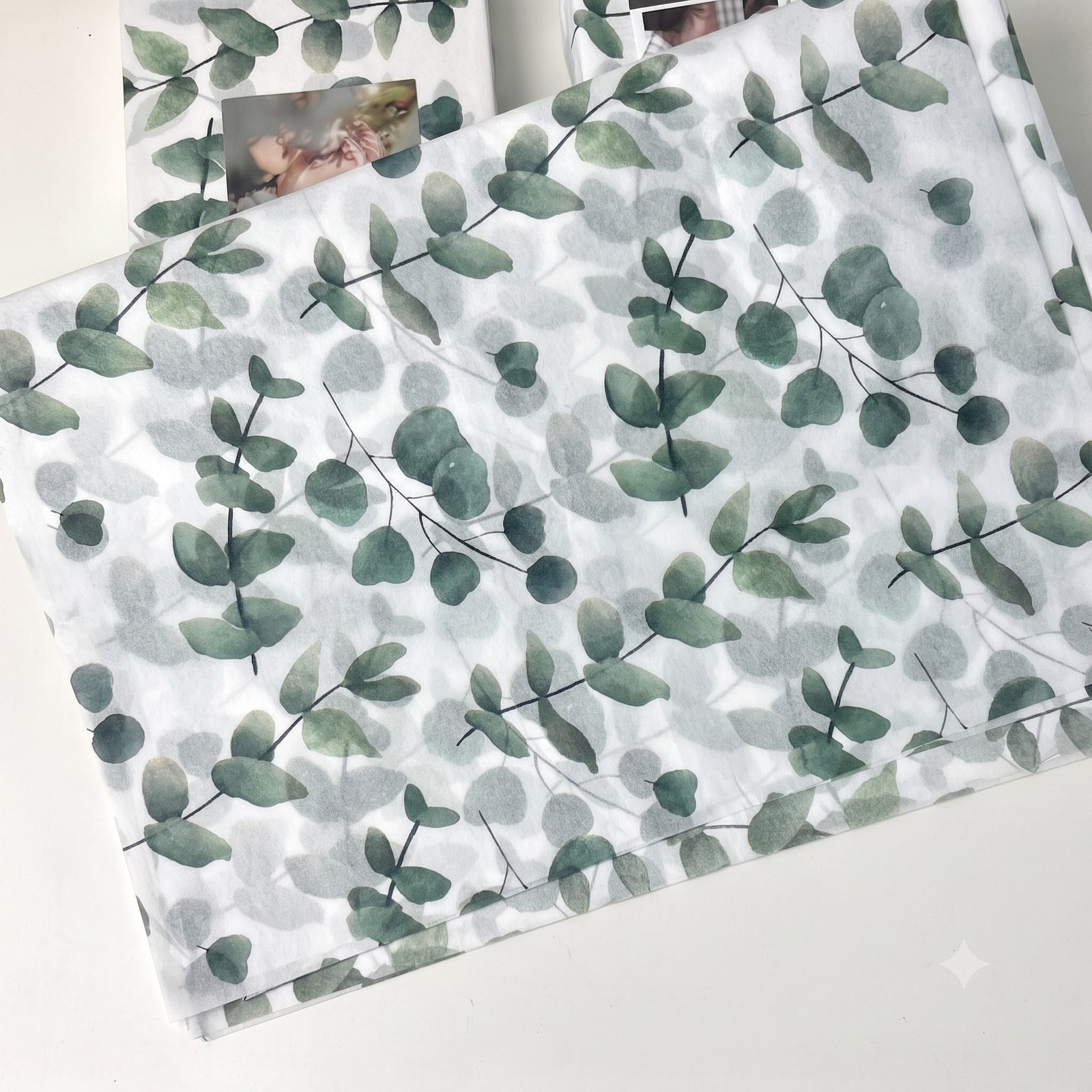 Elevate Your Gifting with the Sheer Luxury of Sydney Floral Wrapping Tissue - Image 2