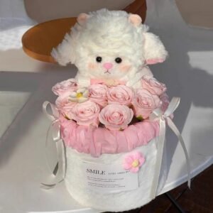 Cuddle and Rose Gift Bouquet
