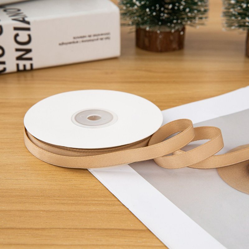 Thin Double Sided Matte Silk Ribbon - Image 7