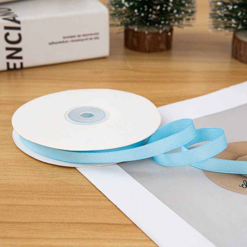 Thin Double Sided Matte Silk Ribbon - Image 3