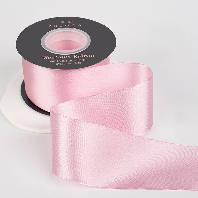 Solid Color Double-sided Premium Polyester Ribbon - Image 2