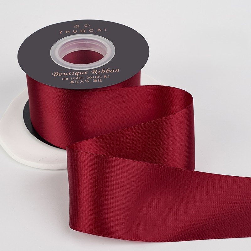 Solid Color Double-sided Premium Polyester Ribbon - Image 6