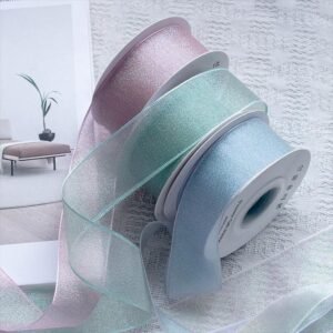 Colorful Reflective Fishtail Yarn Ribbon
