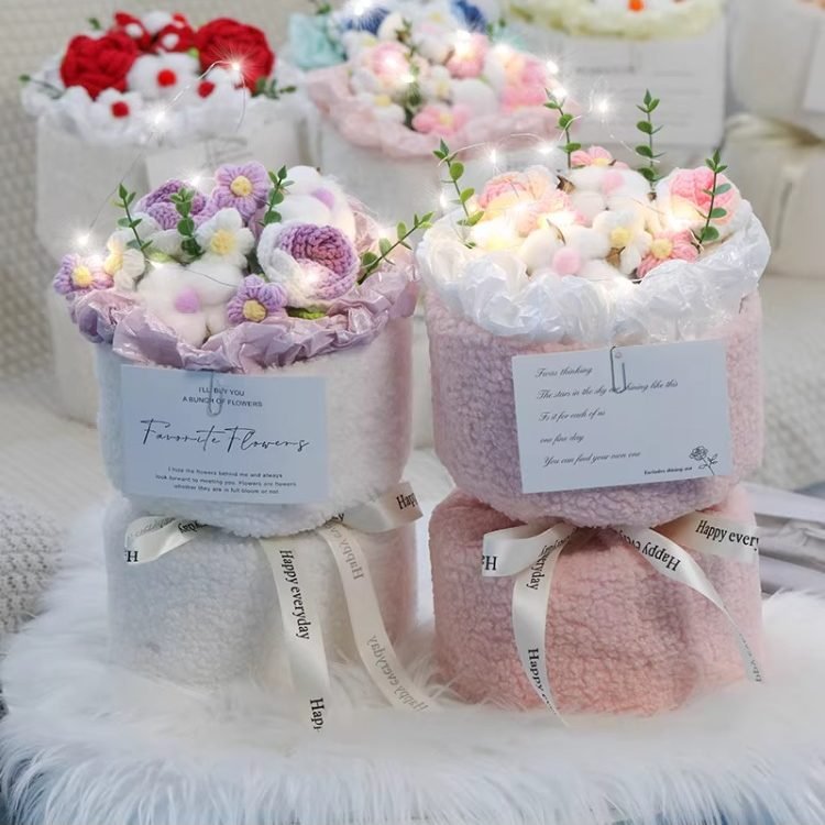 Bunny Crochet Bouquet