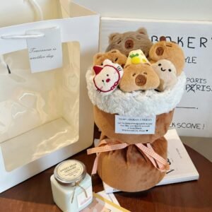 Cozy Bear Doll Bouquet