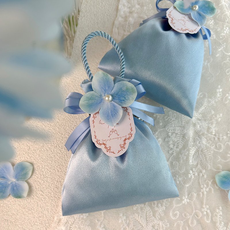 High-grade Satin Cloth Mini Gift Pouch Bag - Image 5